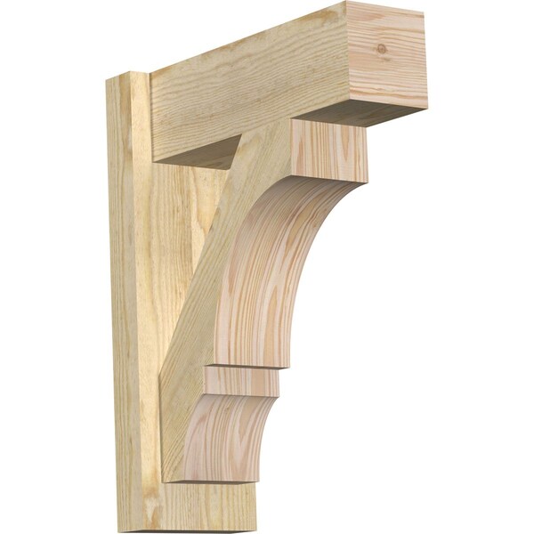 Ekena Millwork Balboa Block Rough Sawn Outlooker, Douglas Fir, 6"W x 16"D x 20"H OUT06X16X20BOA05RDF - main